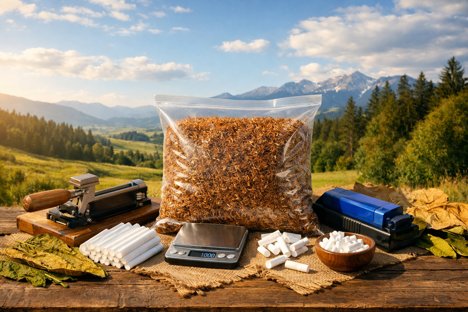 Tutun la pungă de 1kg